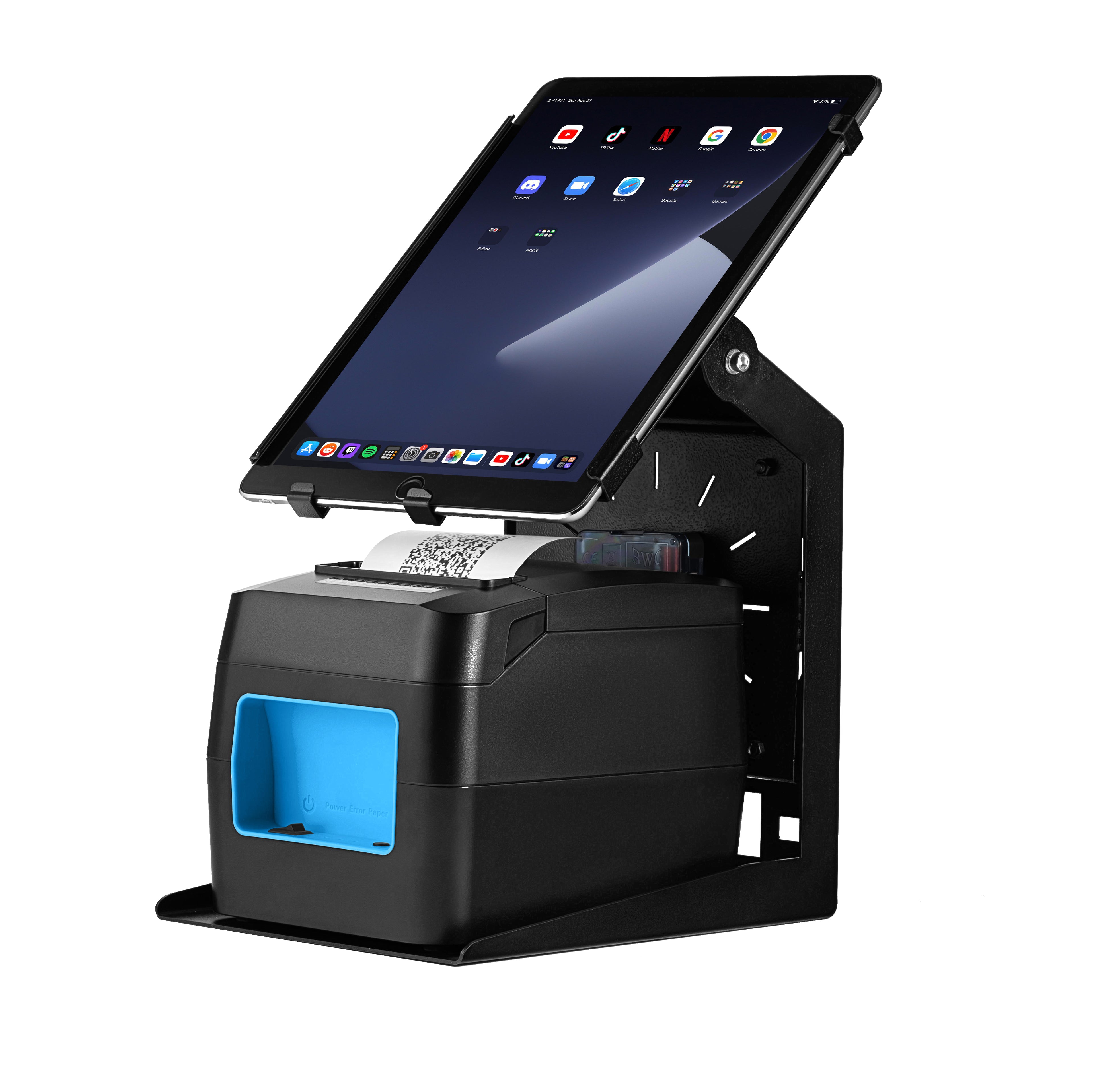 POS Stand With Clock